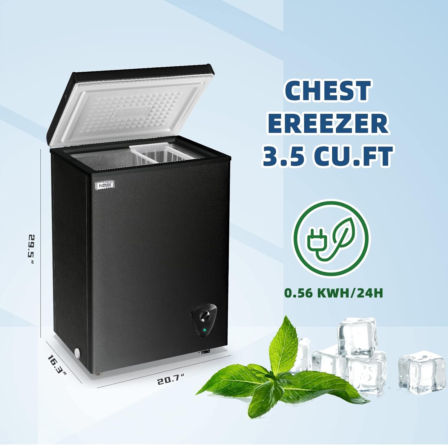 WANAI Chest Freezer Small Deep 3.5 Cu.Ft Review post thumbnail image