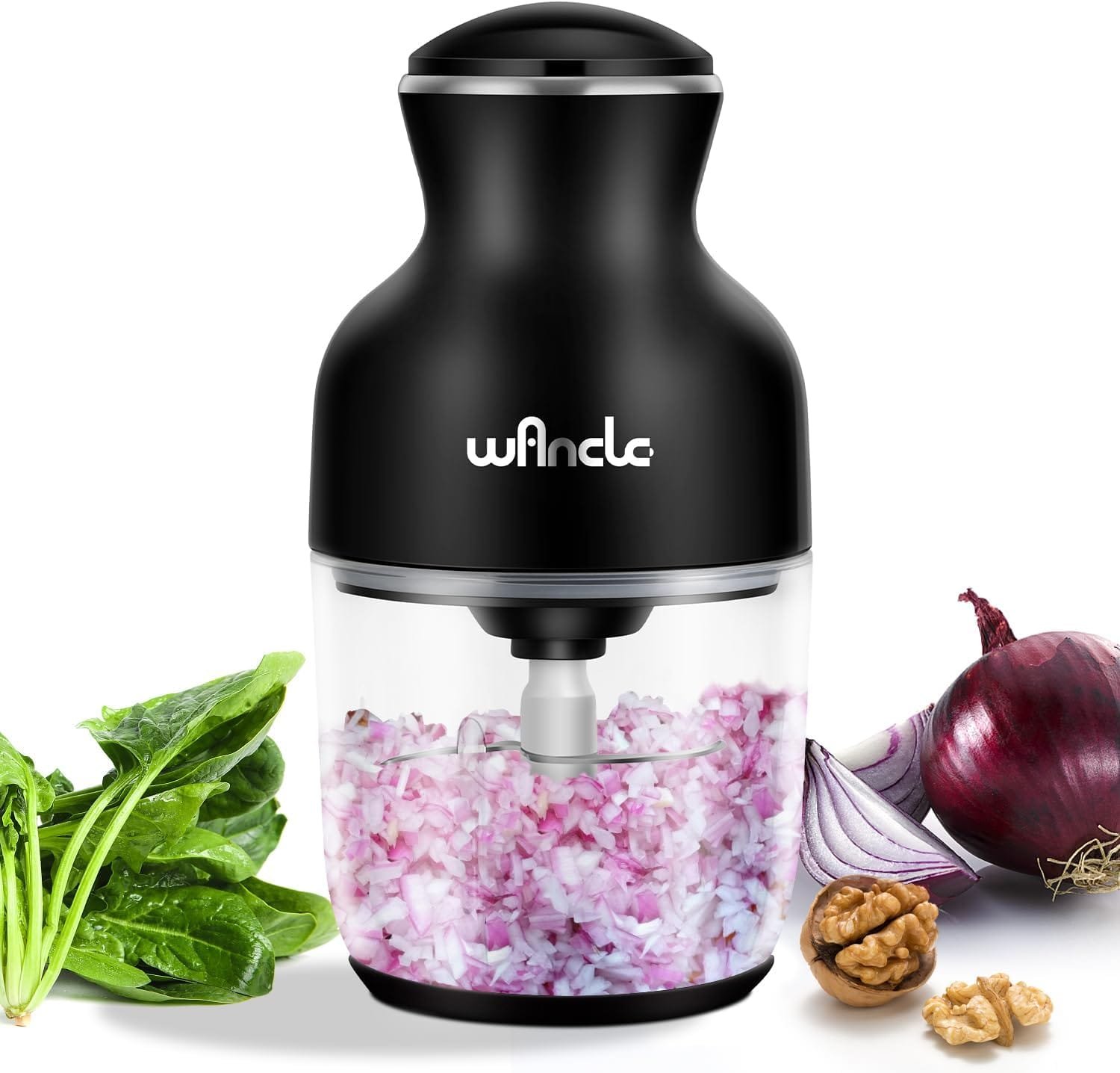 wancle-food-processors-multi-functional-food-chopper-meat-grinder-veggie-chopper-quiet-600ml-baby-food-maker-one-touch-o - Cooking Appliance World