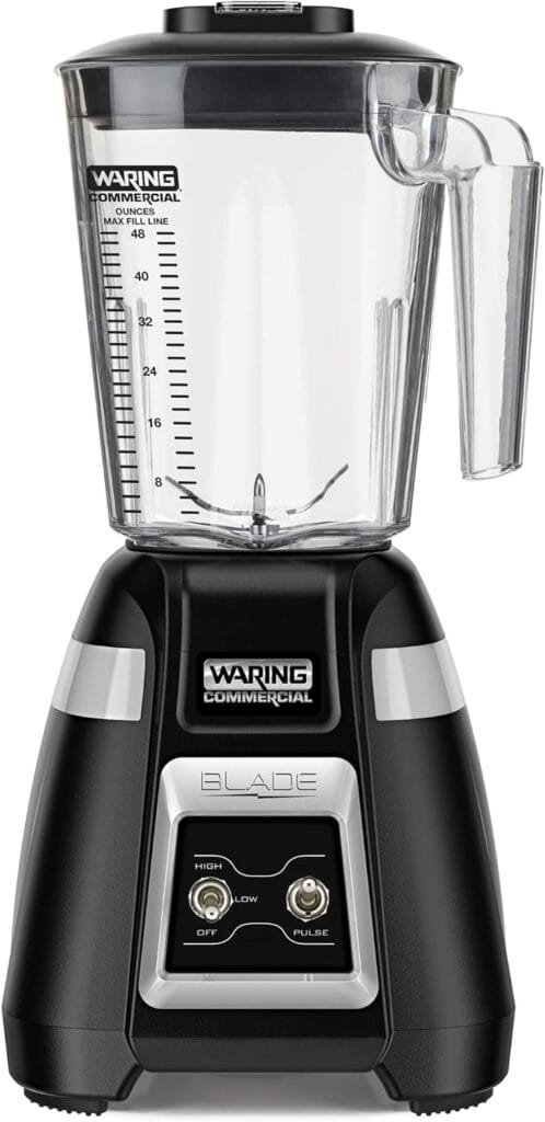 Waring Commercial BB300S 1-Hp bar Blender, Black 48 oz