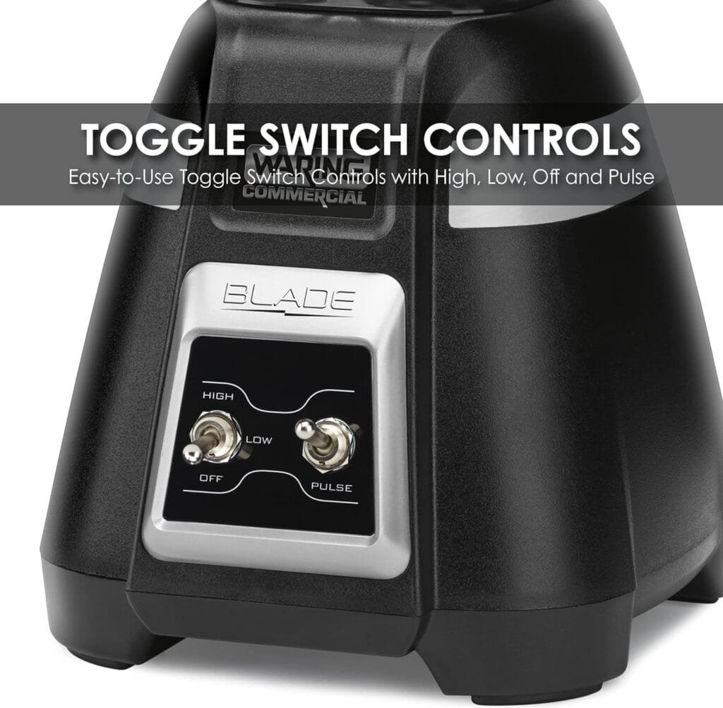 Waring Commercial BB300S 1-Hp bar Blender, Black 48 oz