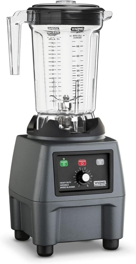 Waring Commercial CB15 Ultra Heavy Duty 3.75 HP Blender, Electric Touchpad Controls with Stainless Steel 1 Gallon Container, 120V, 5-15 Phase Plug,Black Waring Commercial CB15 Ultra Heavy Duty 3.75 HP Blender, Electric Touchpad Controls with Stainless Steel 1 Gallon Container, 120V, 5-15 Phase Plug,Black