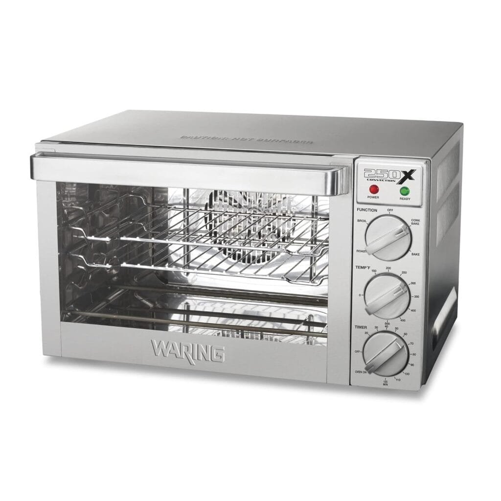 Waring Commercial WCO250X Quarter Size Pan Convection Oven, 120V, 5-15 Phase Plug