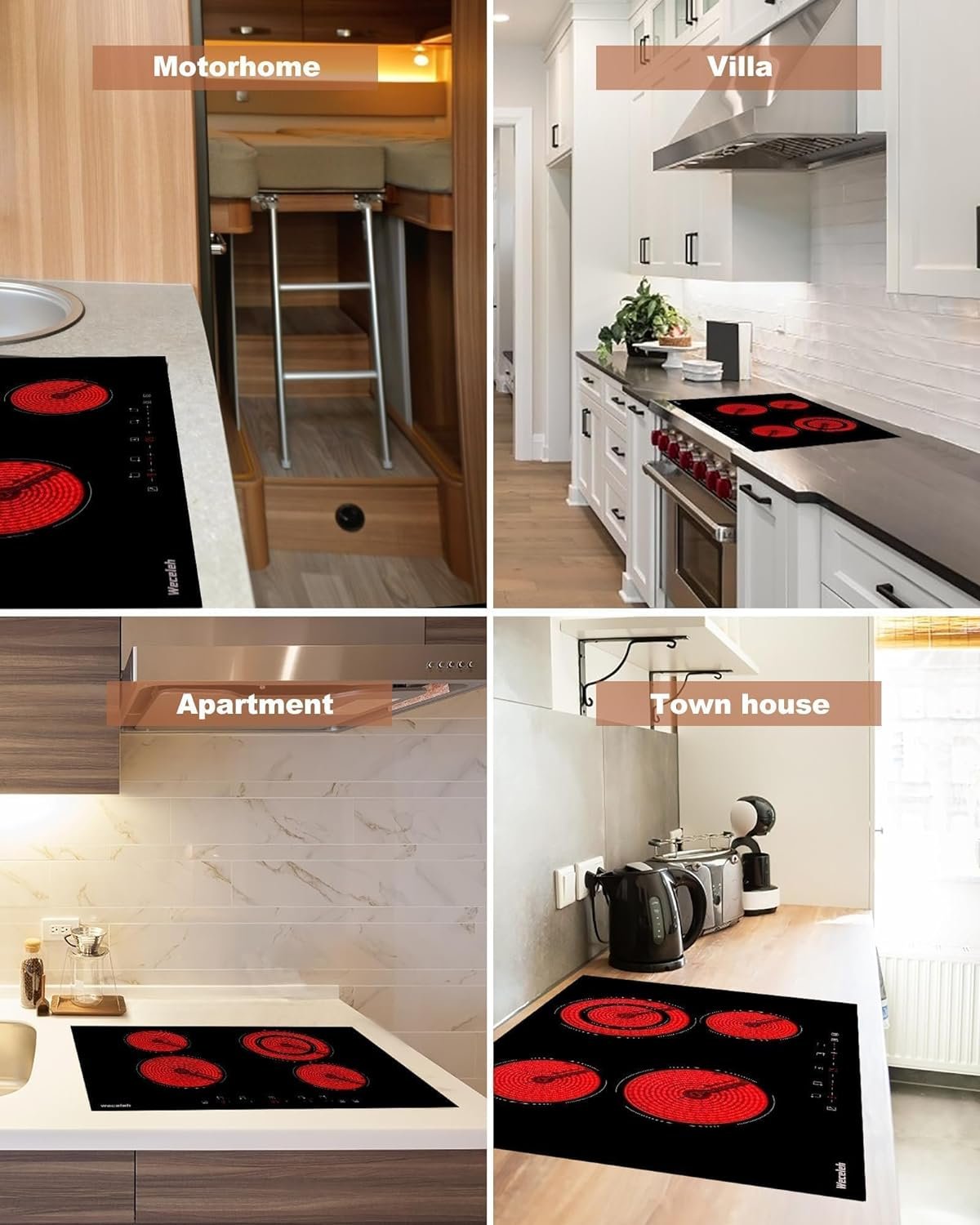 weceleh-electric-cooktop-30-inch-built-in-ceramic-cooktops-6400w-electric-stove-top-with-4-electric-burners-9-heating-le - Cooking Appliance World