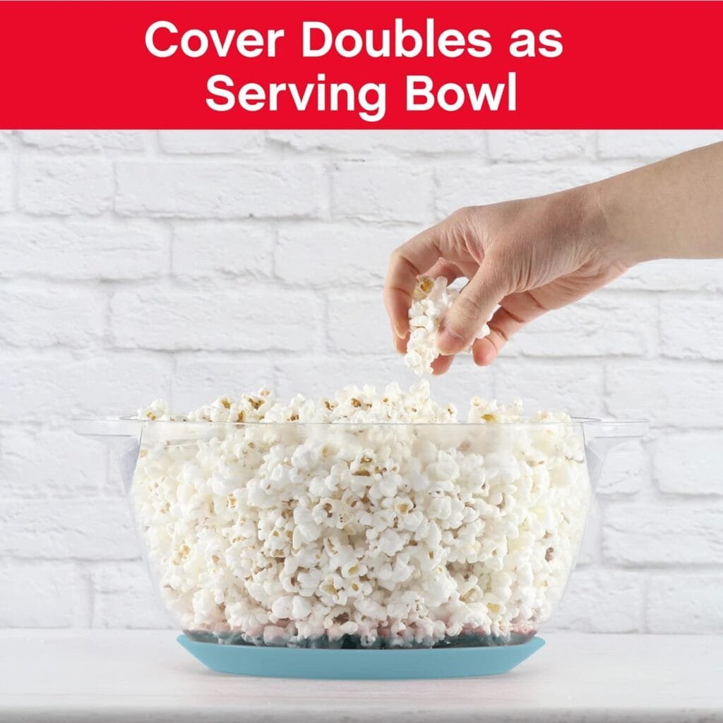 West Bend Stir Crazy Popcorn Machine Electric Hot Oil Popper Includes Large Lid for Serving Bowl and Convenient Nesting Storage, 6-Quart, Red West Bend Stir Crazy Popcorn Machine Electric Hot Oil Popper Includes Large Lid for Serving Bowl and Convenient Nesting Storage, 6-Quart, Red