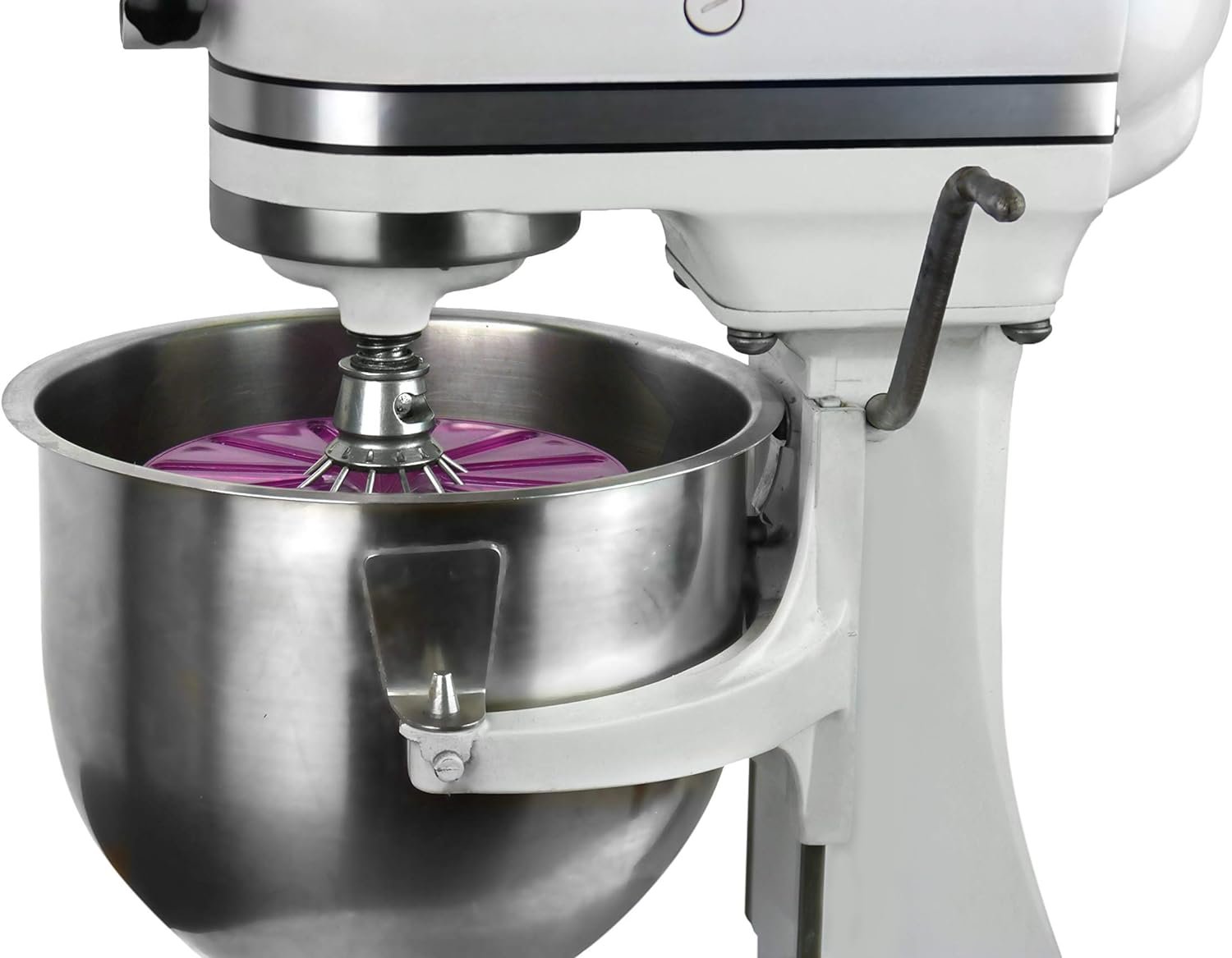 Whisk Wiper® PRO compatible with KitchenAid Bowl-Lift Stand Mixers - Mix Without The Mess - The Ultimate Stand Mixer Accessory - Only Compatible With 6-Wire Whisks (Color: Clear)