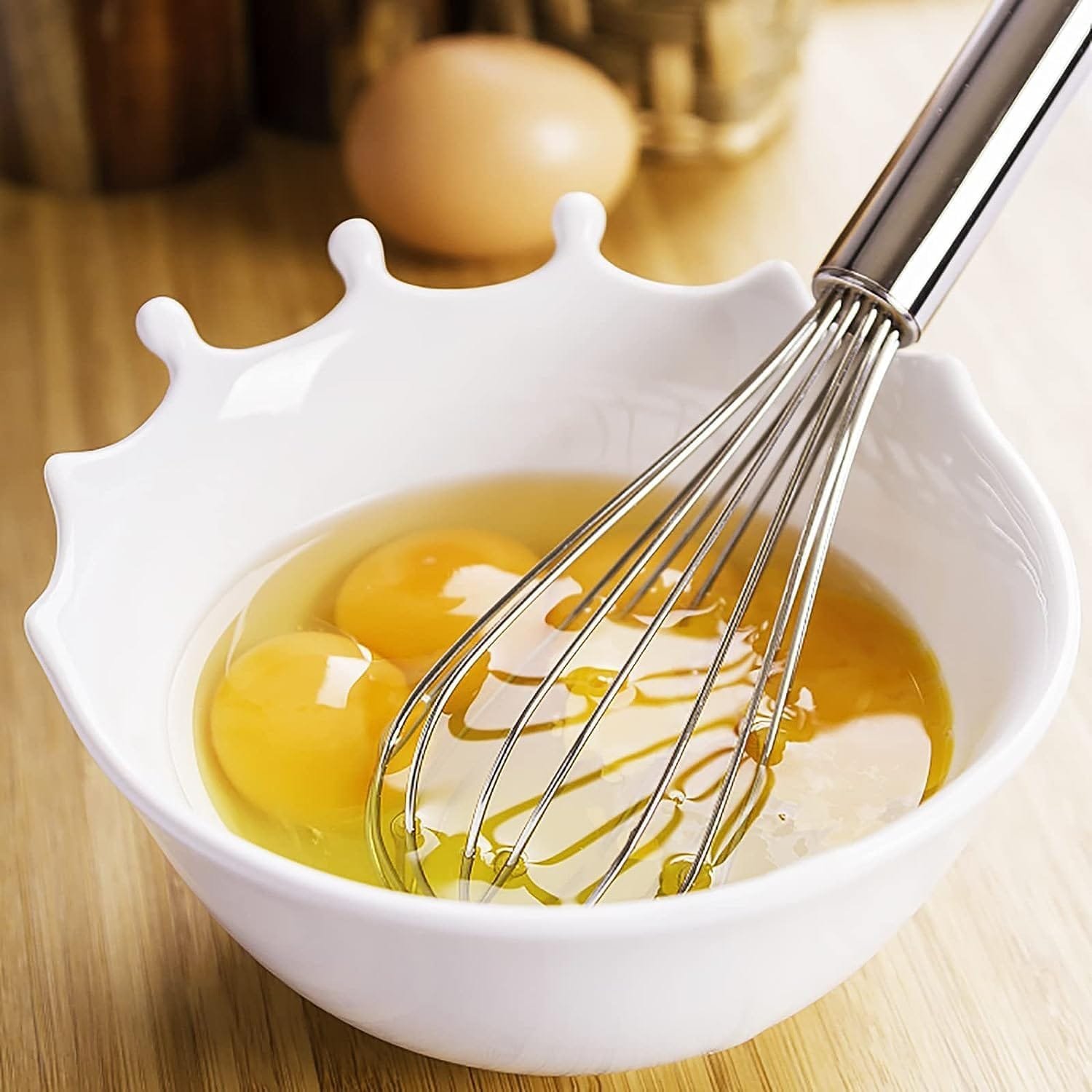 Whisks for Cooking, Semi automatic whisk, Hand push whisk, Stainless Steel Whisk for Blending, Whisking, Beating and Stirring, Balloon Wire Whisk, 2Pcs(1*wire whisk+ 1*semi-automatic whisk) Whisks for Cooking, Semi automatic whisk, Hand push whisk, Stainless Steel Whisk for Blending, Whisking, Beating and Stirring, Balloon Wire Whisk, 2Pcs(1*wire whisk+ 1*semi-automatic whisk)