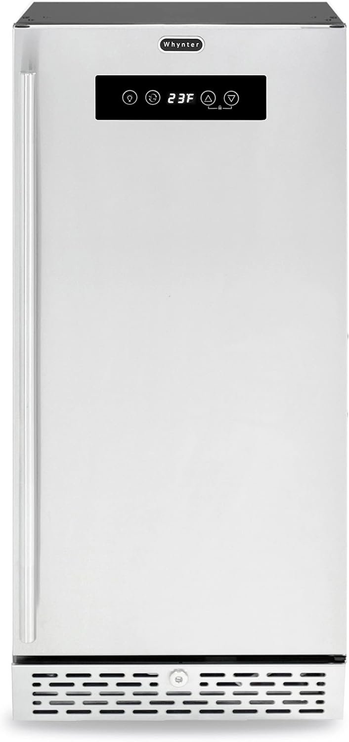 Whynter BEF-286SB Stainless Steel Built-in or Freestanding ETL Sanitation Mark Beer Keg Froster Beverage Refrigerator, 2.9 cu. ft, Multi