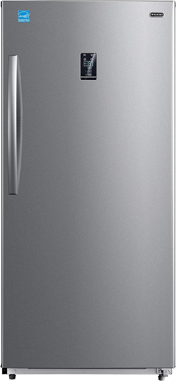 Whynter UDF-139SS/UDF-139SSa 13.8 cu.ft. Energy Star Digital Upright Convertible Deep Freezer/Refrigerator – Stainless Steel Whynter UDF-139SS/UDF-139SSa 13.8 cu.ft. Energy Star Digital Upright Convertible Deep Freezer/Refrigerator – Stainless Steel