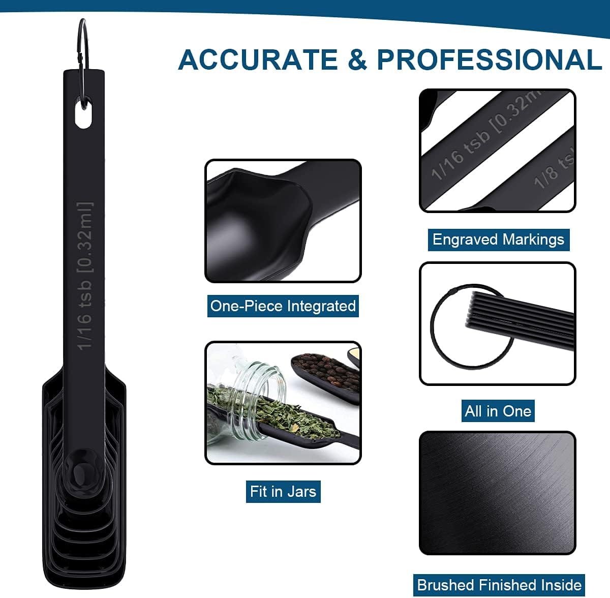 Wildone Measuring Cups  Spoons Set of 21 - Includes 7 Stainless Steel Nesting Cups, 8 Measuring Spoons, 1 Leveler  5 Mini Measuring Spoons, Ideal for Dry and Liquid Ingredients