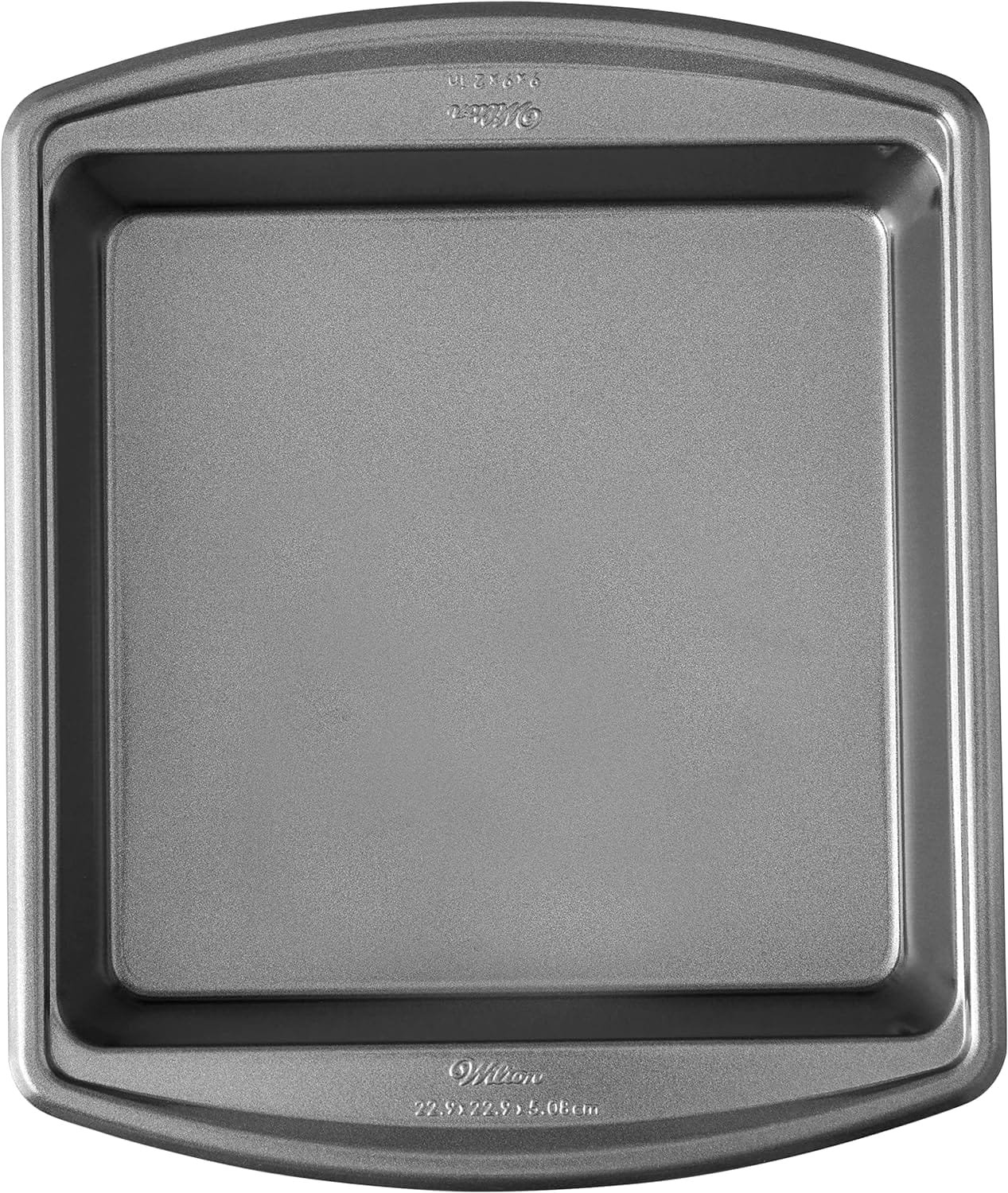 Wilton Advance Select Premium Non-Stick Square Cake Pan, 9 x 9-Inch, Steel, Silver