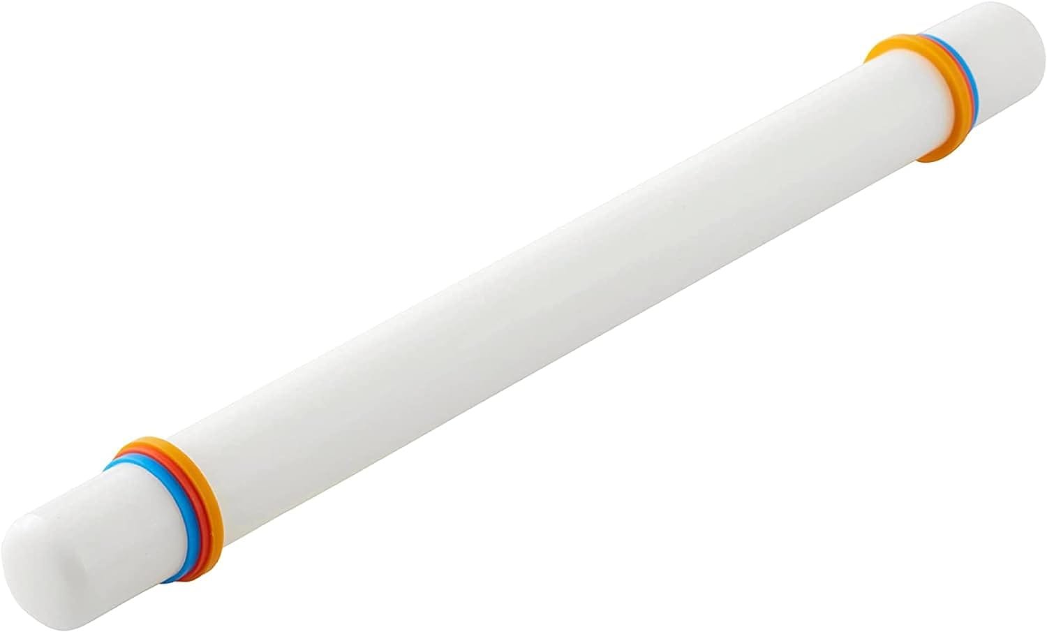 Wilton Large Fondant Rolling Pin with Guide Rings - Fondant Roller Ideal for Rolling Large Amounts of Fondant on Tiered Cakes, 20-Inch