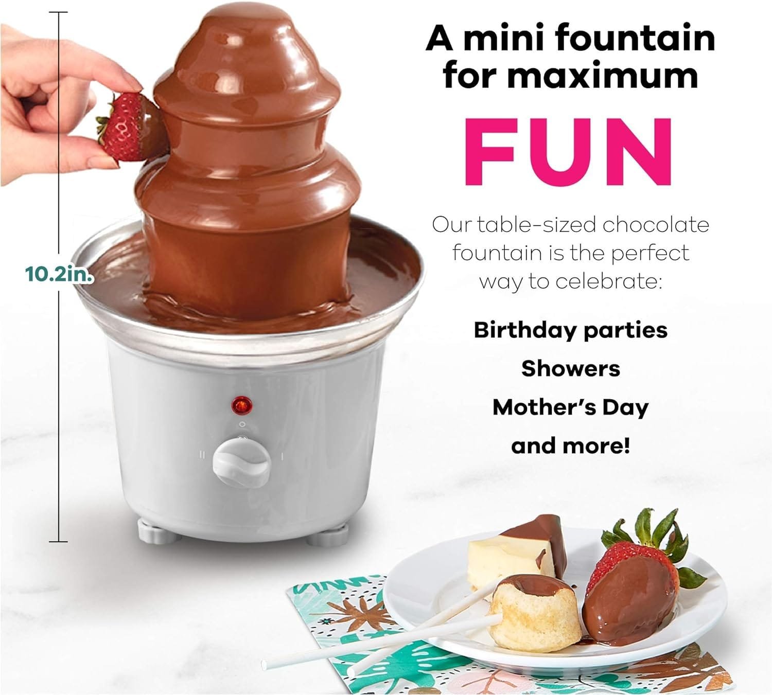 Wilton Mini Chocolate Fountain Fondue Pot