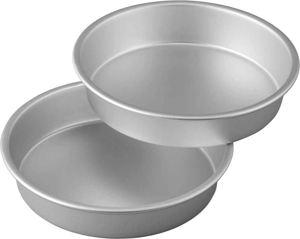 Wilton Performance Pans Aluminum 9-Inch Round Cake Pans Set, 2-Piece,Silver