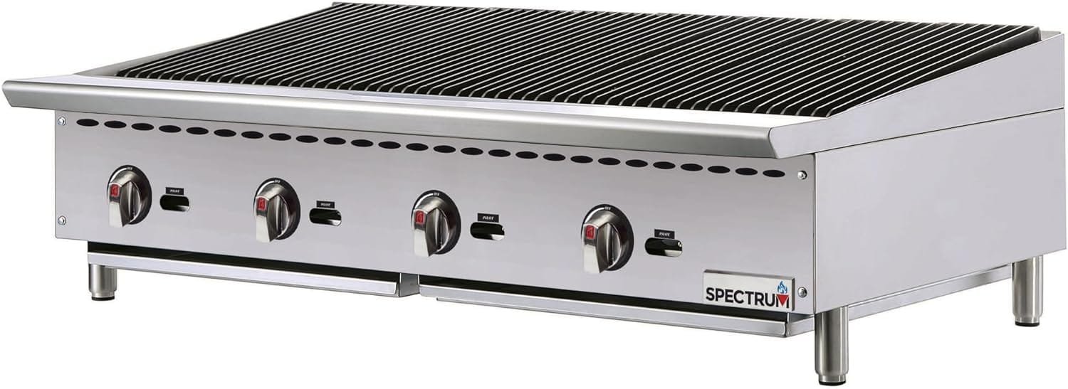 Winco NGCB-24R Charbroil Grill, 24, Silver