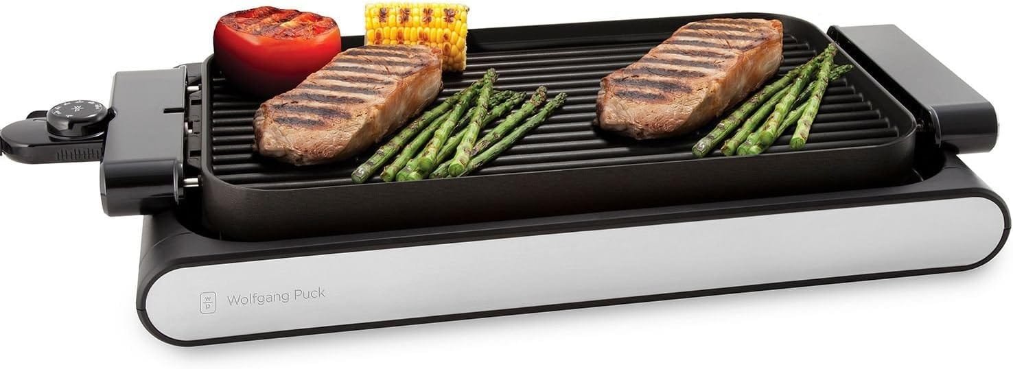 thumbnail image 2 of Wolfgang Puck XL Nonstick Reversible Grill & Griddle – Removable Cooking Plate – SWPRGG100 2 of 6