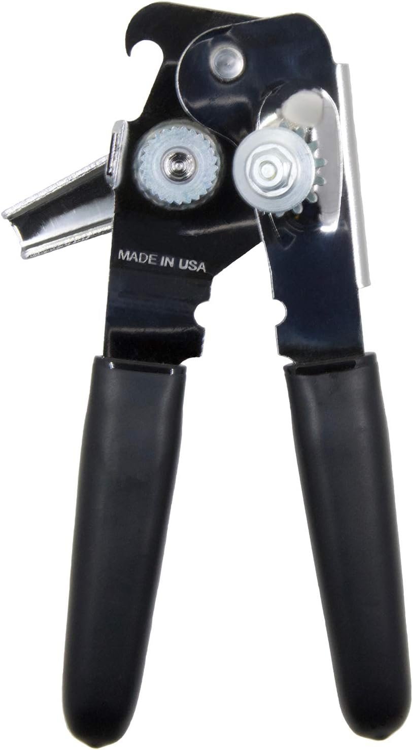 Worlds Best Can Opener - Made in USA - Sold by Vets - Easy Turn - Manual Can Opener