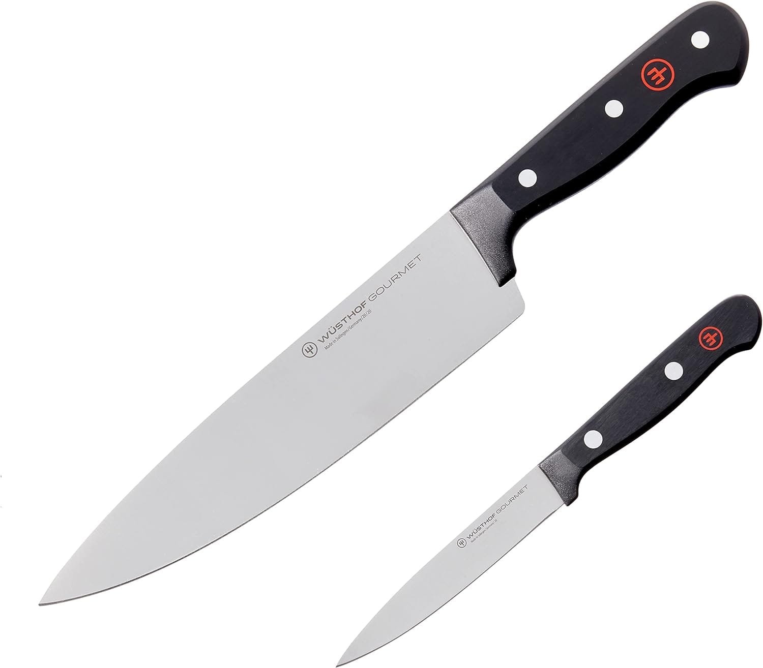 WÜSTHOF Gourmet 2-Piece Chefs Knife Set,Black