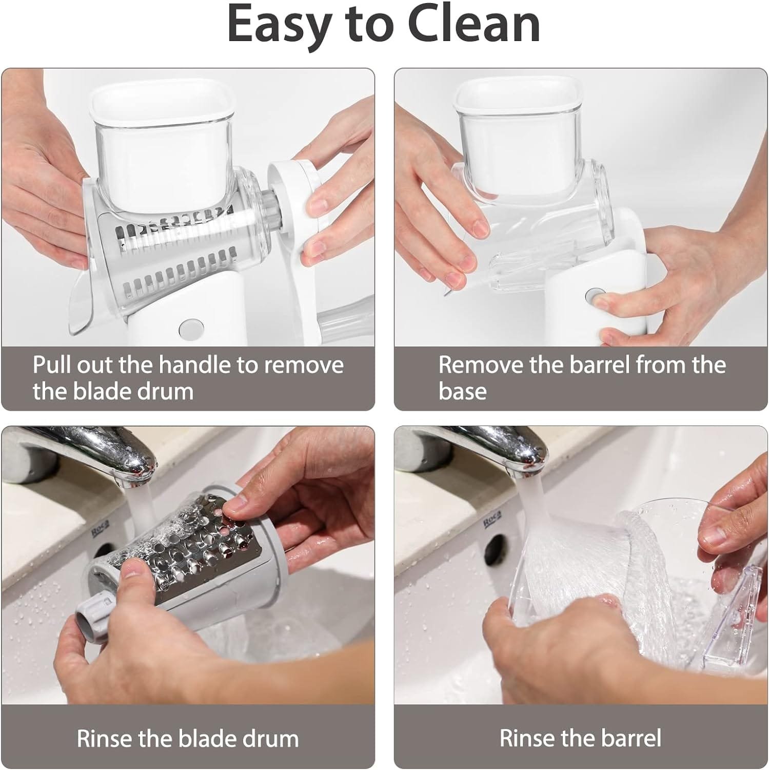 X Home Rotary Cheese Grater, Manual Cheese Grater with Handle, Mandoline Vegetables Slicer Cheese Shredder with Strong Suction Base, 3 Drum Blades Cheese Shredder Included, Easy to Use and Clean, Blue X Home Rotary Cheese Grater, Manual Cheese Grater with Handle, Mandoline Vegetables Slicer Cheese Shredder with Strong Suction Base, 3 Drum Blades Cheese Shredder Included, Easy to Use and Clean, Blue