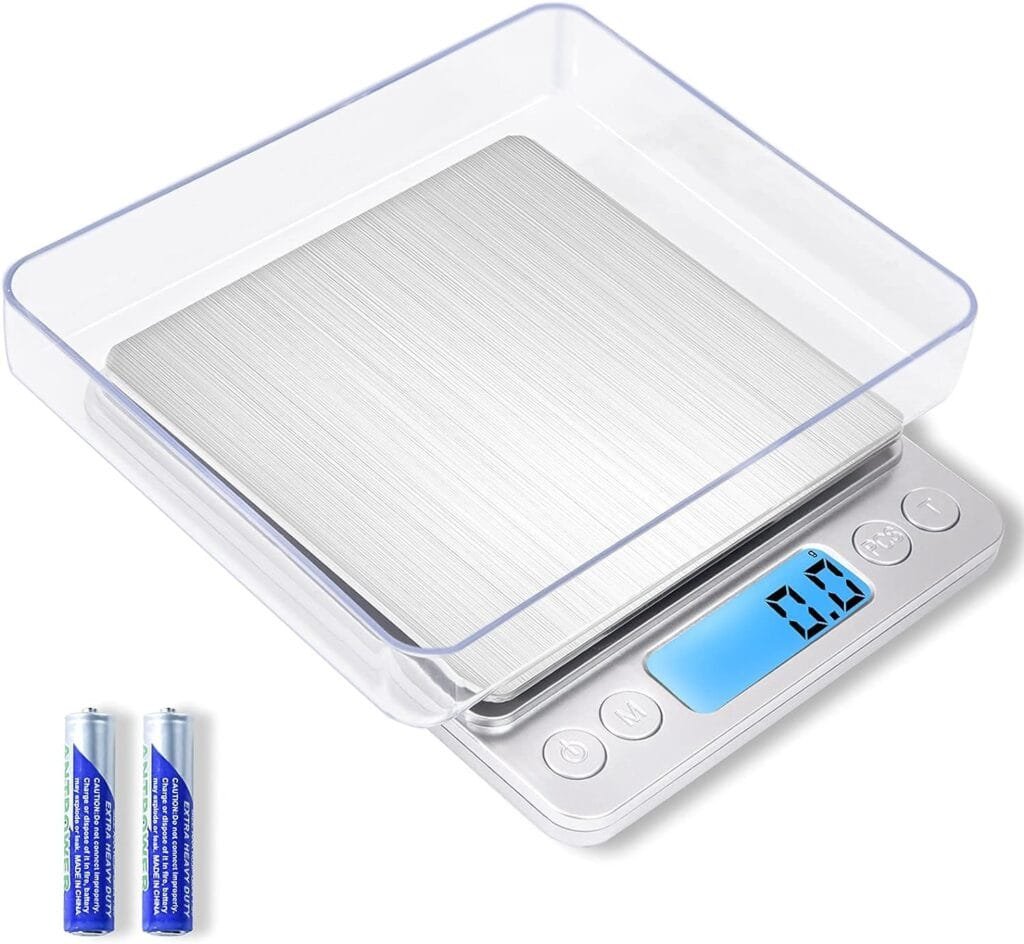 YONCON 3000g Digital Kitchen Food Scale with 0.1g Accuracy, Tare Function, and LCD Display - For Cooking, Baking, and Jewelry YONCON 3000g Digital Kitchen Food Scale with 0.1g Accuracy, Tare Function, and LCD Display - For Cooking, Baking, and Jewelry