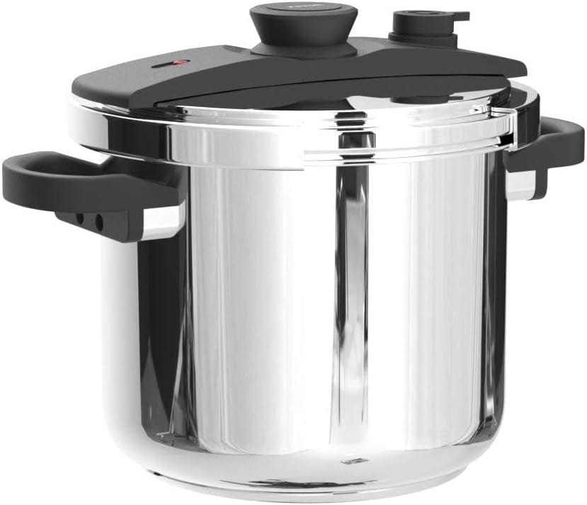 zavor-ezlock-stove-top-pressure-cooker-7-quart-stainless-steel-multi-pressure-levels-easy-locking-induction-ready-digita - Cooking Appliance World