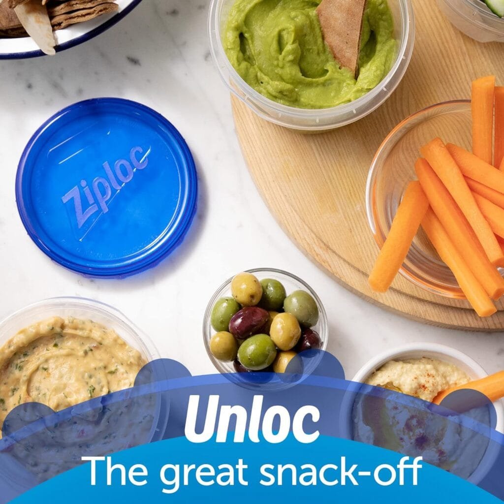 Ziploc Food Storage Meal Prep Containers Reusable for Kitchen Organization, Dishwasher Safe, Leftover Pack, 10 Count Ziploc Food Storage Meal Prep Containers Reusable for Kitchen Organization, Dishwasher Safe, Leftover Pack, 10 Count