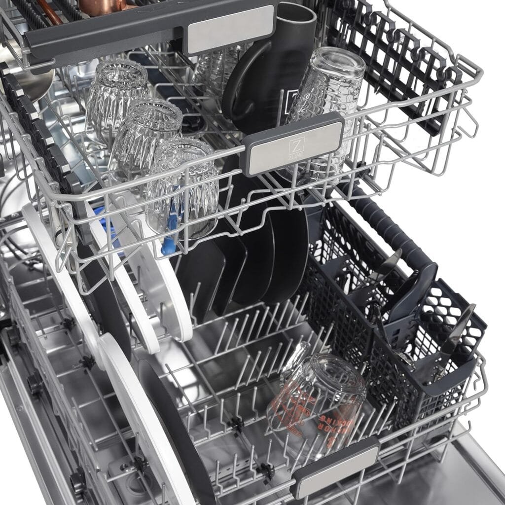ZLINE 24 Monument Series 3rd Rack Top Touch Control Dishwasher in Stainless Steel with Stainless Steel Tub (DWMT-304-24) ZLINE 24 Monument Series 3rd Rack Top Touch Control Dishwasher in Stainless Steel with Stainless Steel Tub (DWMT-304-24)