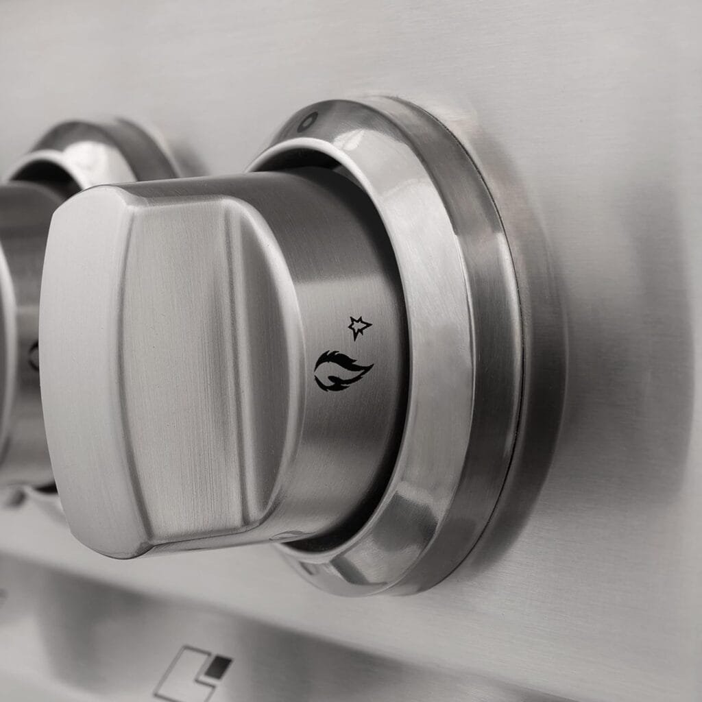 ZLINE 30 4.0 cu. ft. Dual Fuel Range with Gas Stove and Electric Oven in Stainless Steel and Black Matte Door (RA-BLM-30)