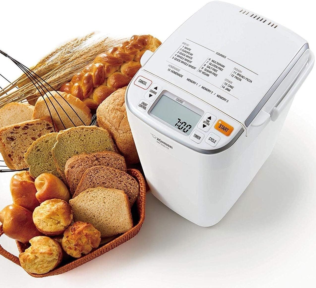 Zojirushi BB-SSC10WZ Home Bakery Maestro Breadmaker, Premium White Zojirushi BB-SSC10WZ Home Bakery Maestro Breadmaker, Premium White