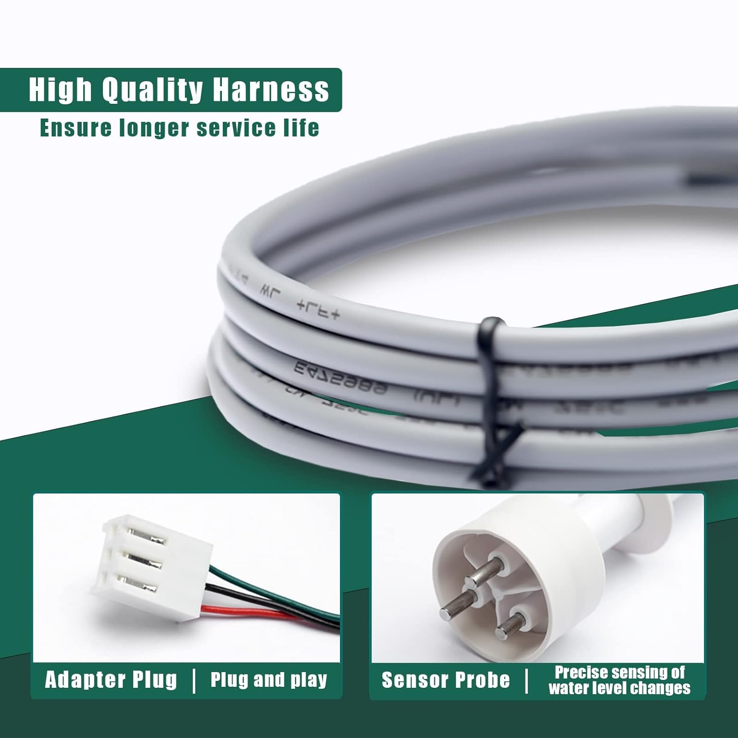 000016053 Ice Water Level Probe Kit Replacement for Manitowoc Ice Machines, Commercial Ice Maker Parts with Harness