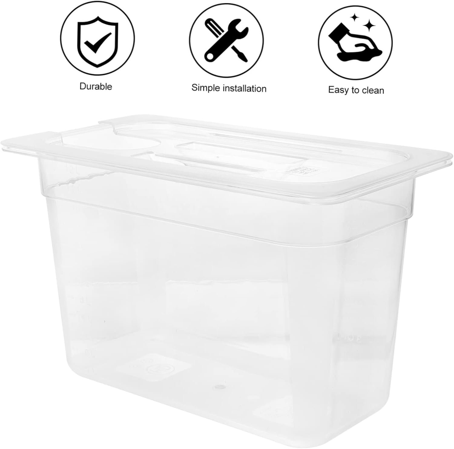 1 Pc Slow Cooker Container Vegetable Steamer Plastic to Go Containers Kitchen Storage Containers Sous Vide Accessories Simple Storage Bin Potato with Cover Food Grade Pc