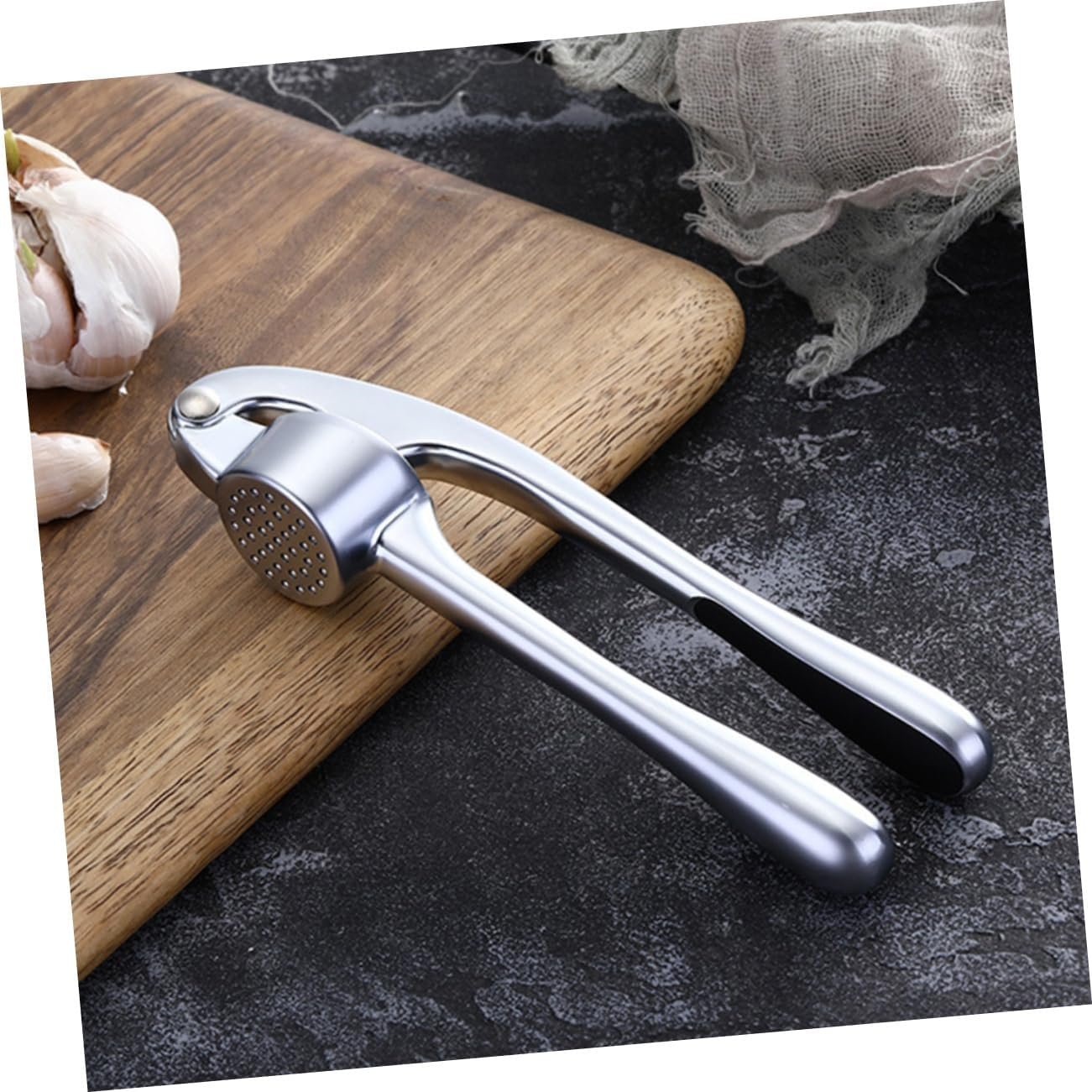 1 Set 2pcs Alloy Garlic Press Home Garlic Masher Handheld Grater Ginger Garlic Keeper Garlic Shredder Metal Garlic Press Garlic Squeezer Press Pro Tools Chopper Household 1 Set 2pcs Alloy Garlic Press Home Garlic Masher Handheld Grater Ginger Garlic Keeper Garlic Shredder Metal Garlic Press Garlic Squeezer Press Pro Tools Chopper Household