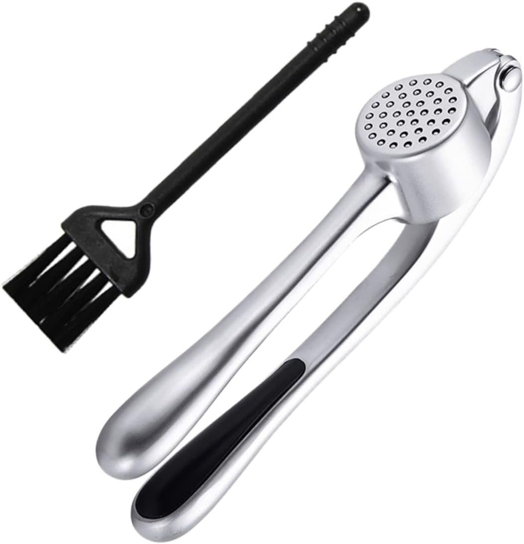 1 Set 2pcs Alloy Garlic Press Home Garlic Masher Handheld Grater Ginger Garlic Keeper Garlic Shredder Metal Garlic Press Garlic Squeezer Press Pro Tools Chopper Household 1 Set 2pcs Alloy Garlic Press Home Garlic Masher Handheld Grater Ginger Garlic Keeper Garlic Shredder Metal Garlic Press Garlic Squeezer Press Pro Tools Chopper Household