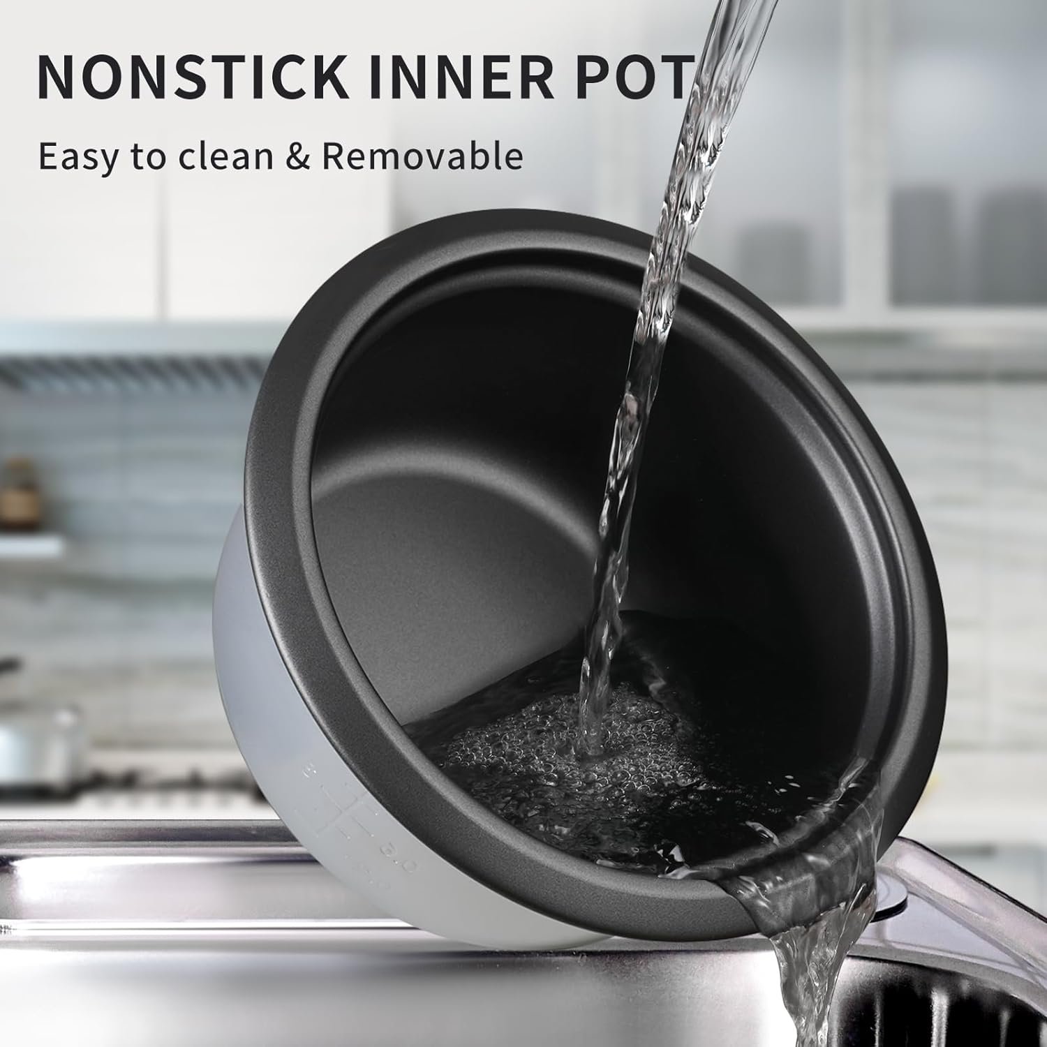 10-Cup Rice Cooker, One Touch Stainless Rice Maker with Keep-Warm Function, Removable Nonstick Pot, for Brown Rice Soups Grains Oatmeal  more/ 2-7People (green)