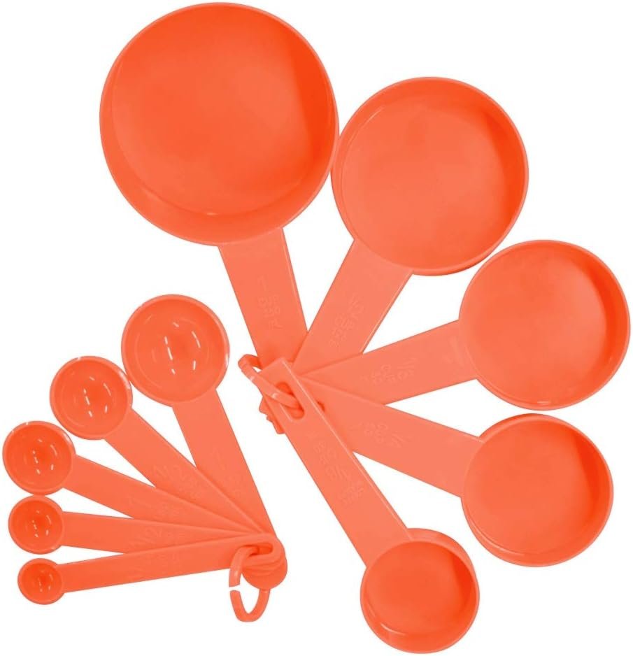 10pcs 6 Color Measuring Cups And Measuring Spoon Scoop Silicone Handle Kitchen Measuring Tool (Color : Black) 10pcs 6 Color Measuring Cups And Measuring Spoon Scoop Silicone Handle Kitchen Measuring Tool (Color : Black)