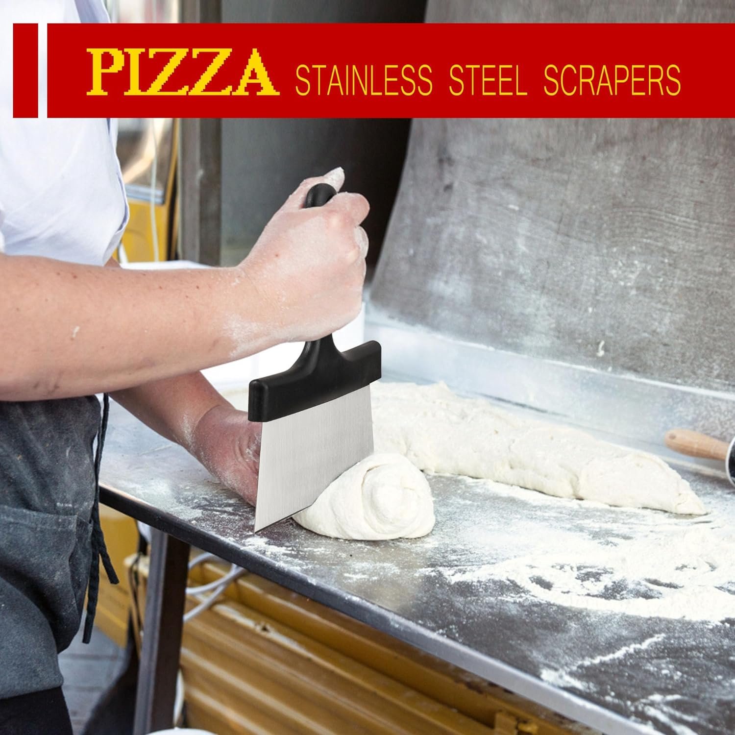 12-inch Hard Anodized Aluminum Pizza Spatula,Set Of 6 Commercial Pizza Oven Utensils, pizza Peel for Indoor Outdoor Pizza Ovens, Pizza Oven Accessories 12-inch Hard Anodized Aluminum Pizza Spatula,Set Of 6 Commercial Pizza Oven Utensils, pizza Peel for Indoor Outdoor Pizza Ovens, Pizza Oven Accessories