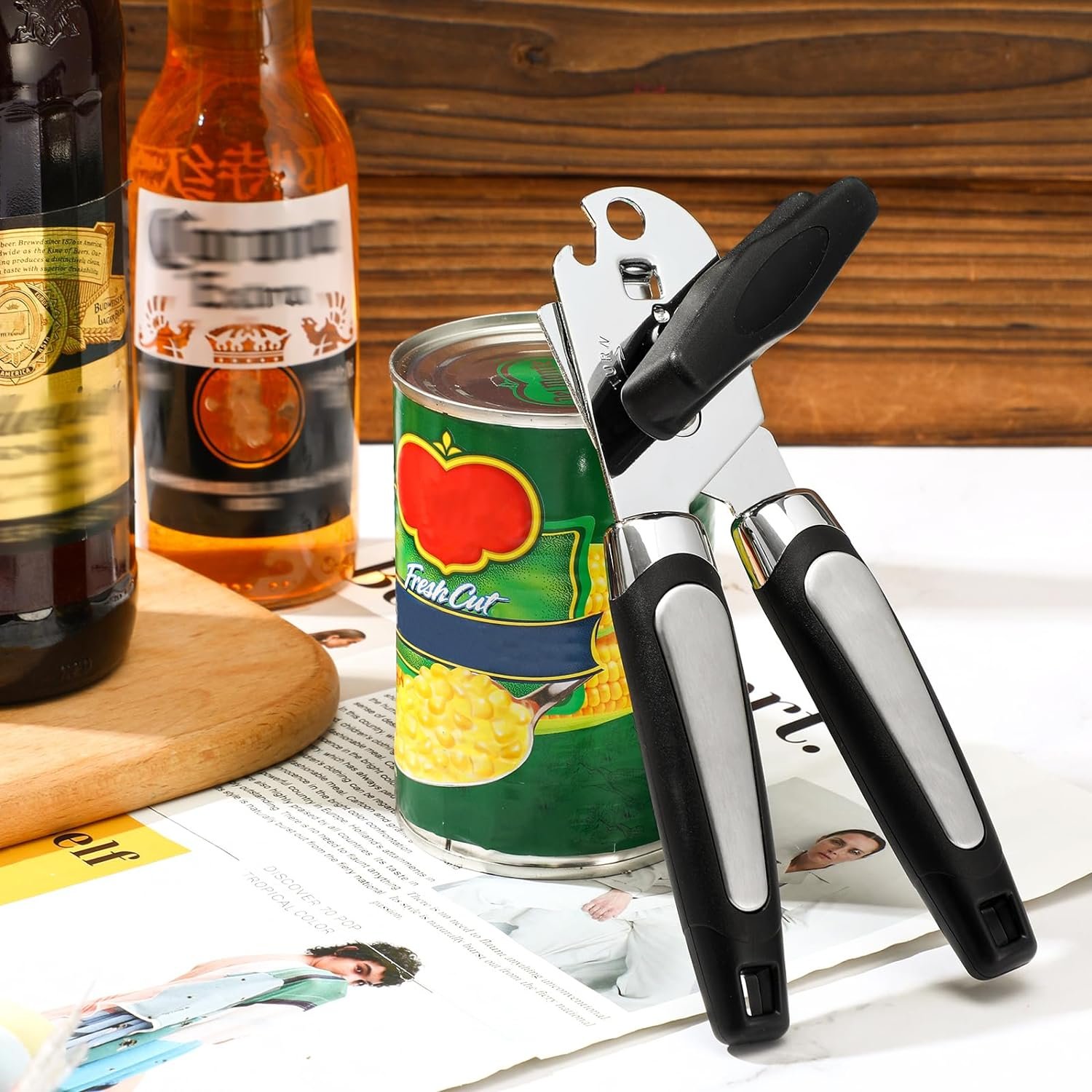 12-pcs-can-opener-multifunctional-tin-and-can-opener-manual-smooth-edge-with-sharp-blade-hand-held-can-opener-soft-grip- - Cooking Appliance World