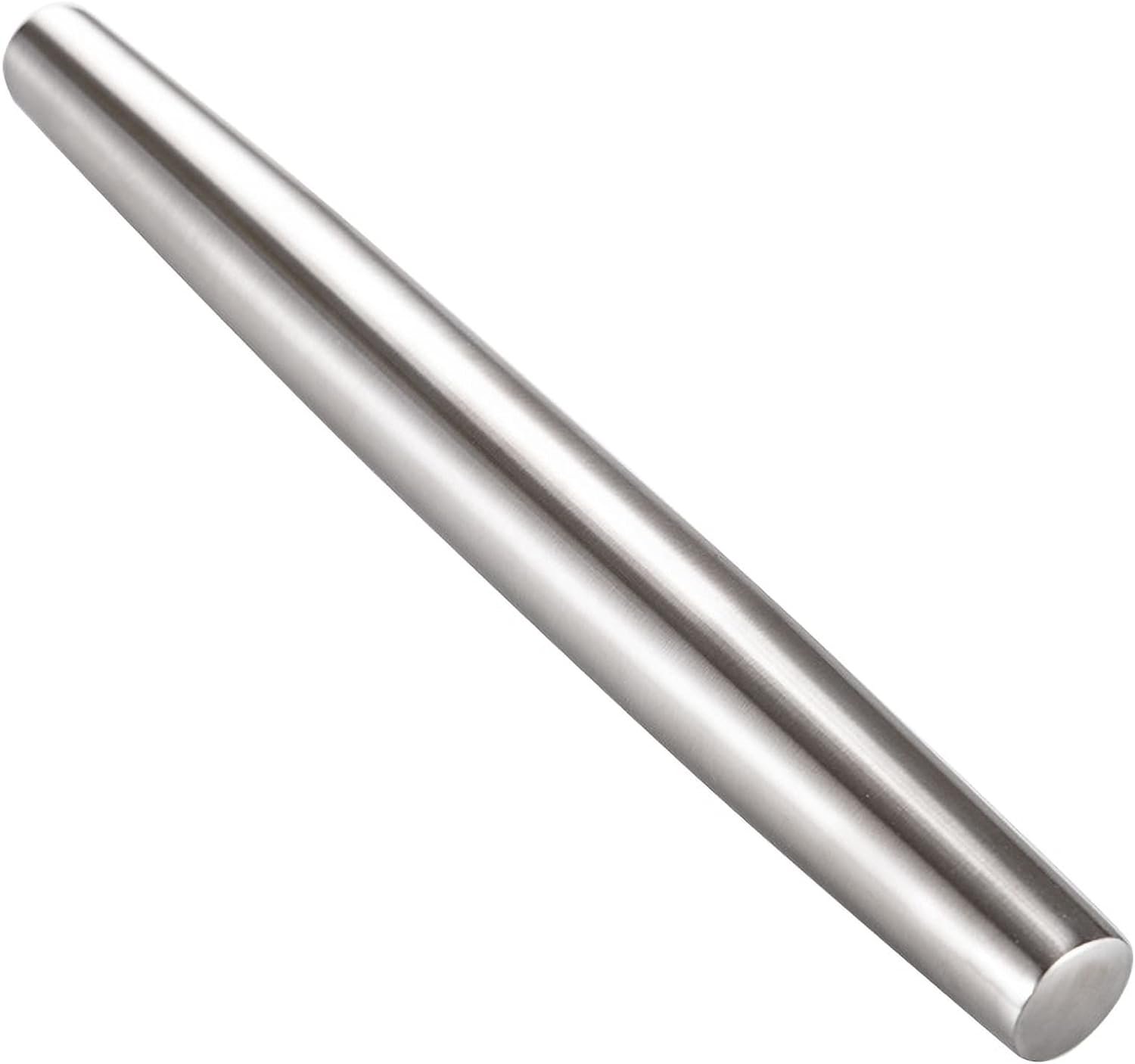 13 Inch Rolling Pins Smooth Stainless Steel Tapered Design Rolling Pins for Baking Pizza Dough Pie Pastries Cookies Pasta Kitchen Gadgets