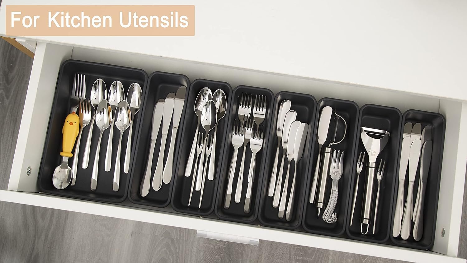 15 PCS Interlocking Desk Drawer Organizer Separator for Office,Bathroom,Kitchen,Makeup