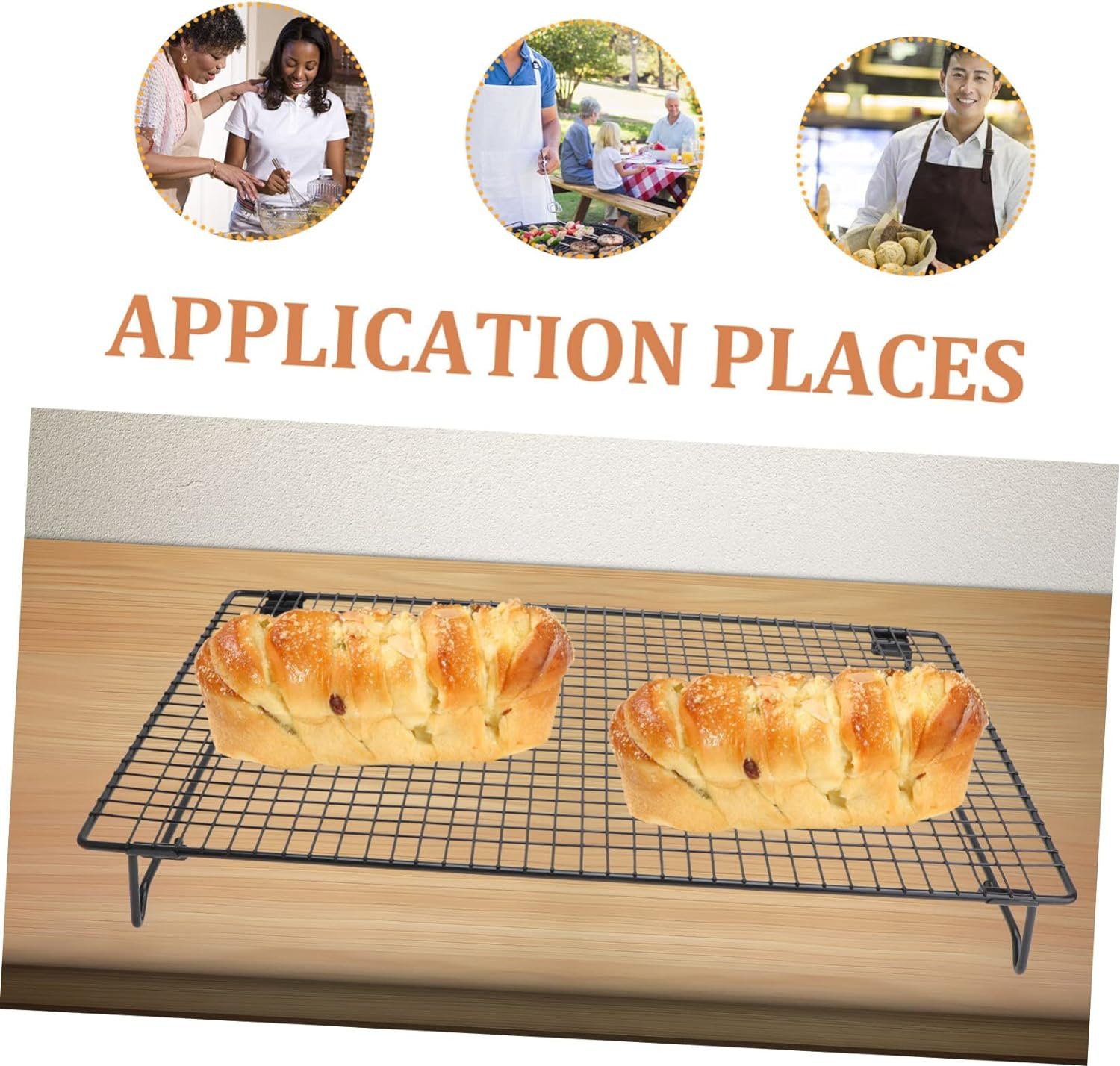 1pc Cake Cooling Rack Cooling Racks Coworker Gift Dessert Drying Rack Non-stick Cooling Rack Grill Accesories Cake Accessories Cookie Drying Rack Nonstick Cooling Rack Baking Rack