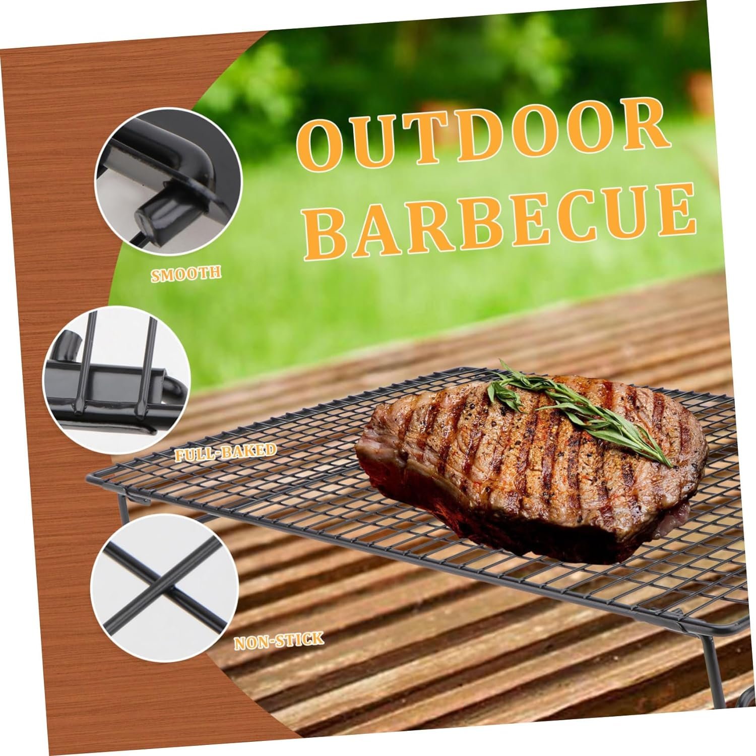 1pc Cake Cooling Rack Cooling Racks Coworker Gift Dessert Drying Rack Non-stick Cooling Rack Grill Accesories Cake Accessories Cookie Drying Rack Nonstick Cooling Rack Baking Rack