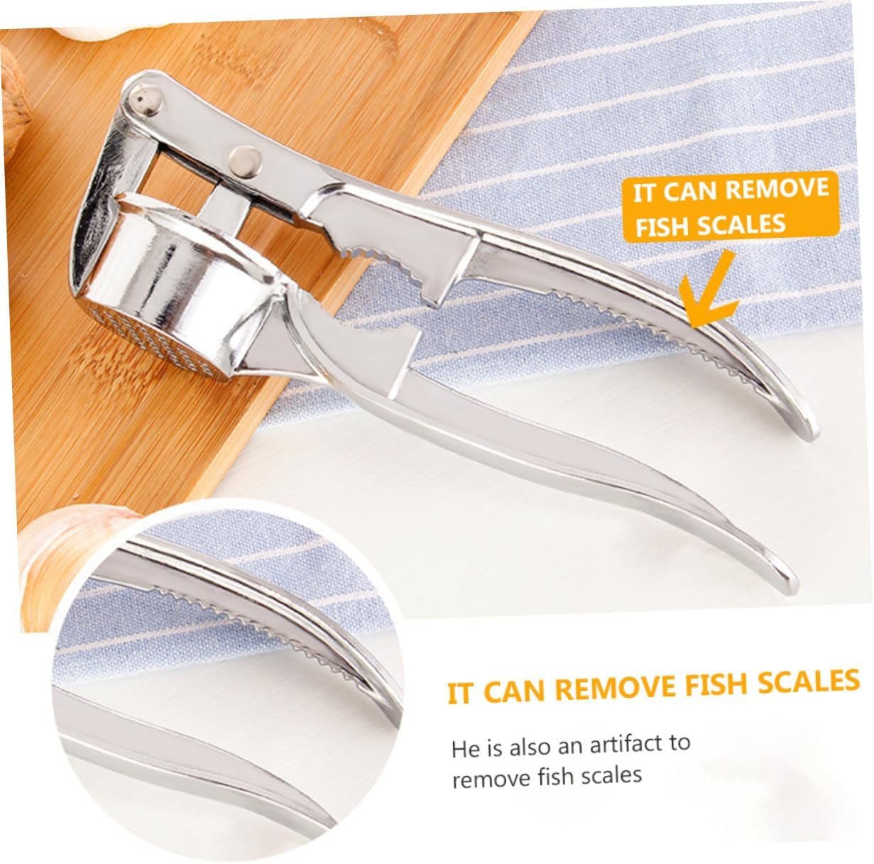 1pc Garlic Press Hand Stainless Steel Grill Grate Hand Meat Grinder Garlic Slicer Garlic Presses Garlic Mincer Tool Garlic Ginger Press Tools Garlic Cloves Handheld