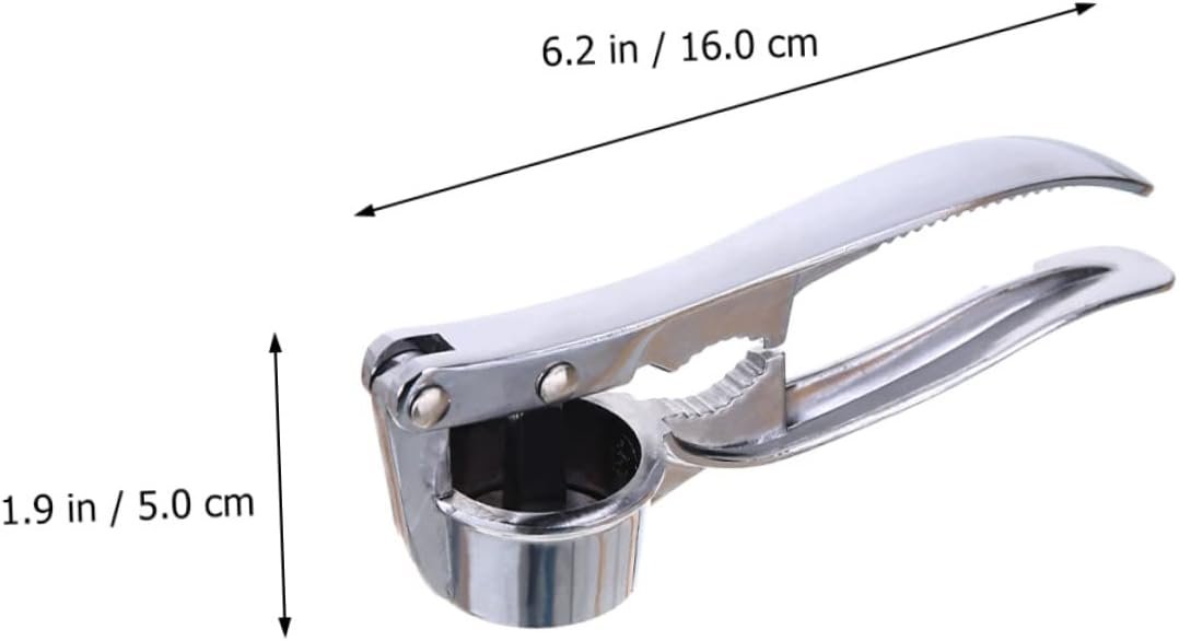 1pc Garlic Press Hand Stainless Steel Grill Grate Hand Meat Grinder Garlic Slicer Garlic Presses Garlic Mincer Tool Garlic Ginger Press Tools Garlic Cloves Handheld