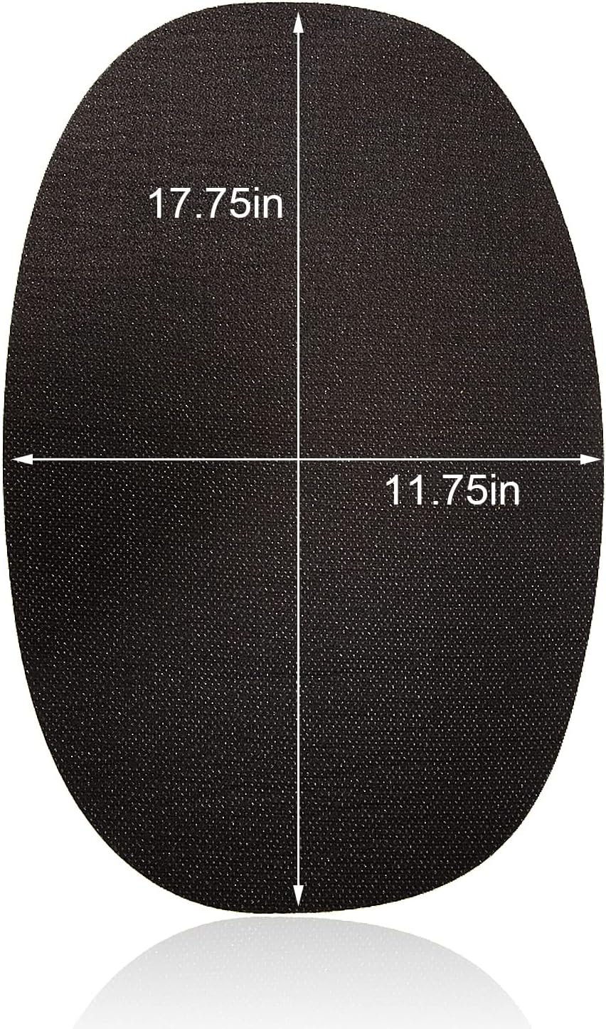 1pc Oval Heat Resistant Pad for 6-8 Quart Slow Cooker Appliance,Silicon Countertop Protector Mat Protector Slider Mat Compatible with Crock-Pot 6 7 8 Quart Black