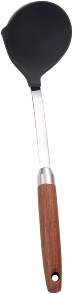 1pc Silicone Spoon Wooden Cooking Utensils Soup Spoons Stainless Steel Cookware Wooden Utensils for Eating Wood Tools Silicone Utensil Rest Non Stick Cooking Tools Kitchen Gadget 1pc Silicone Spoon Wooden Cooking Utensils Soup Spoons Stainless Steel Cookware Wooden Utensils for Eating Wood Tools Silicone Utensil Rest Non Stick Cooking Tools Kitchen Gadget