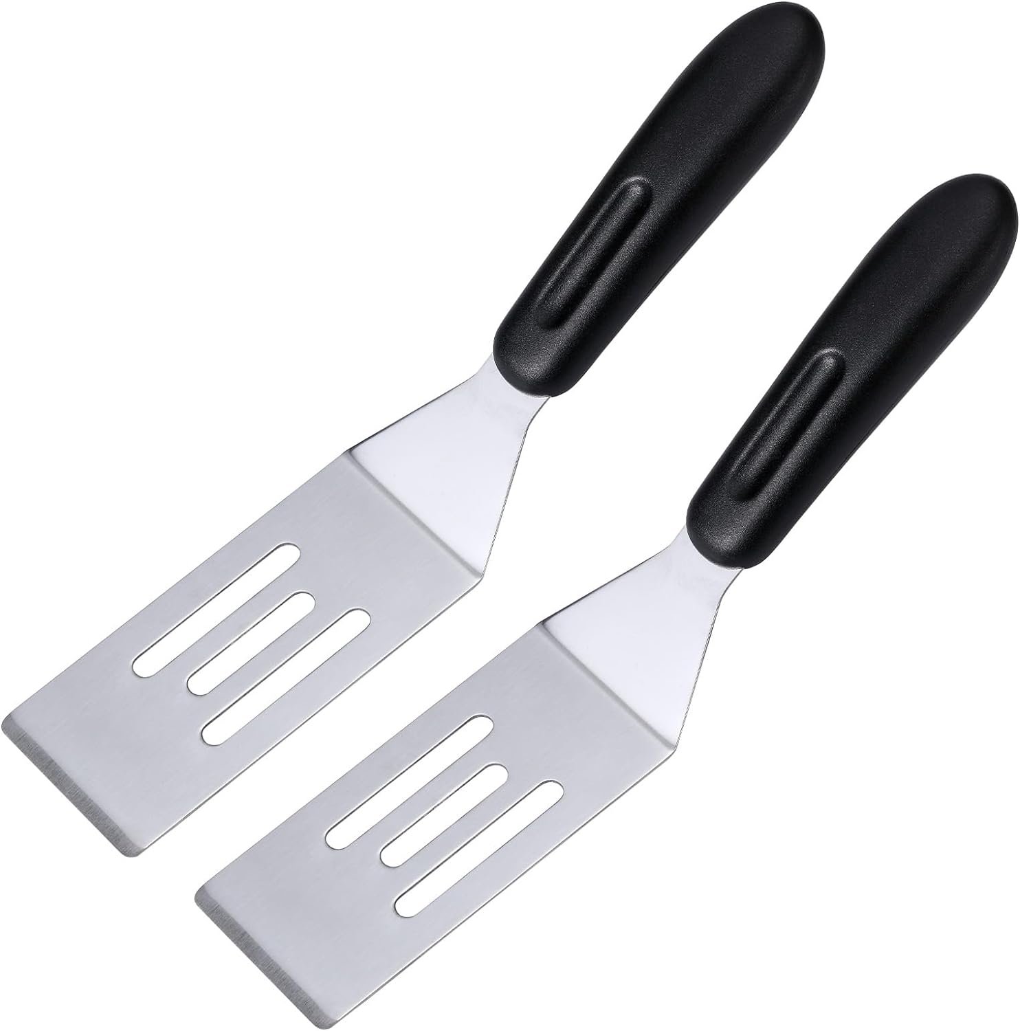 2 Pack Mini Spatula Stainless Steel Small Spatula For Kitchen, Metal Spatula For Cooking Brownie Cookie Lasagna, Pie Server Spatula, Cake  Pancakes Serving Spatulas