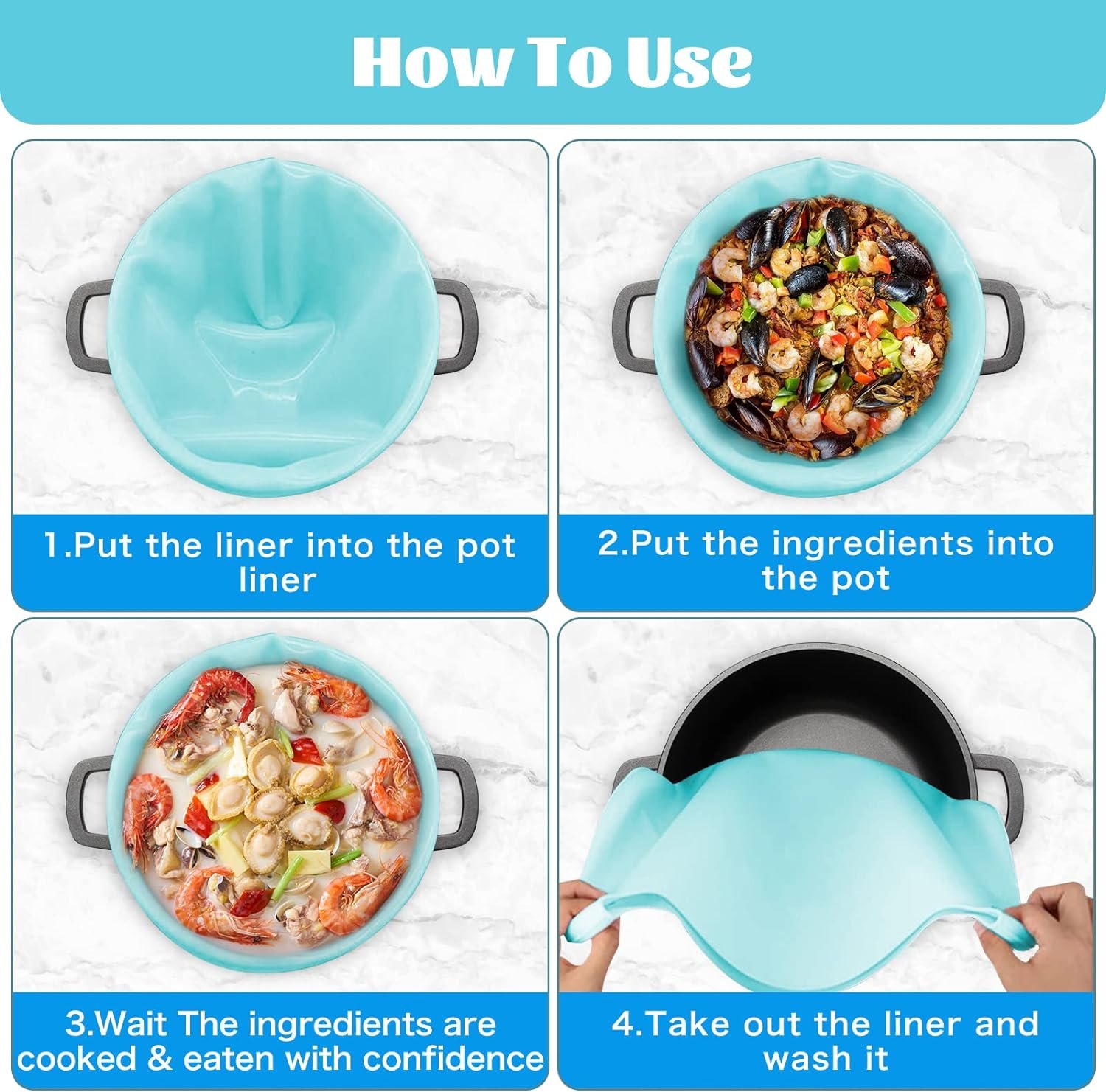 2-pack-silicone-slow-cooker-linersreusable-leakproof-cooker-bags-dividercooking-liner-fit-6-7-8-quarts-oval-or-round-pot - Cooking Appliance World