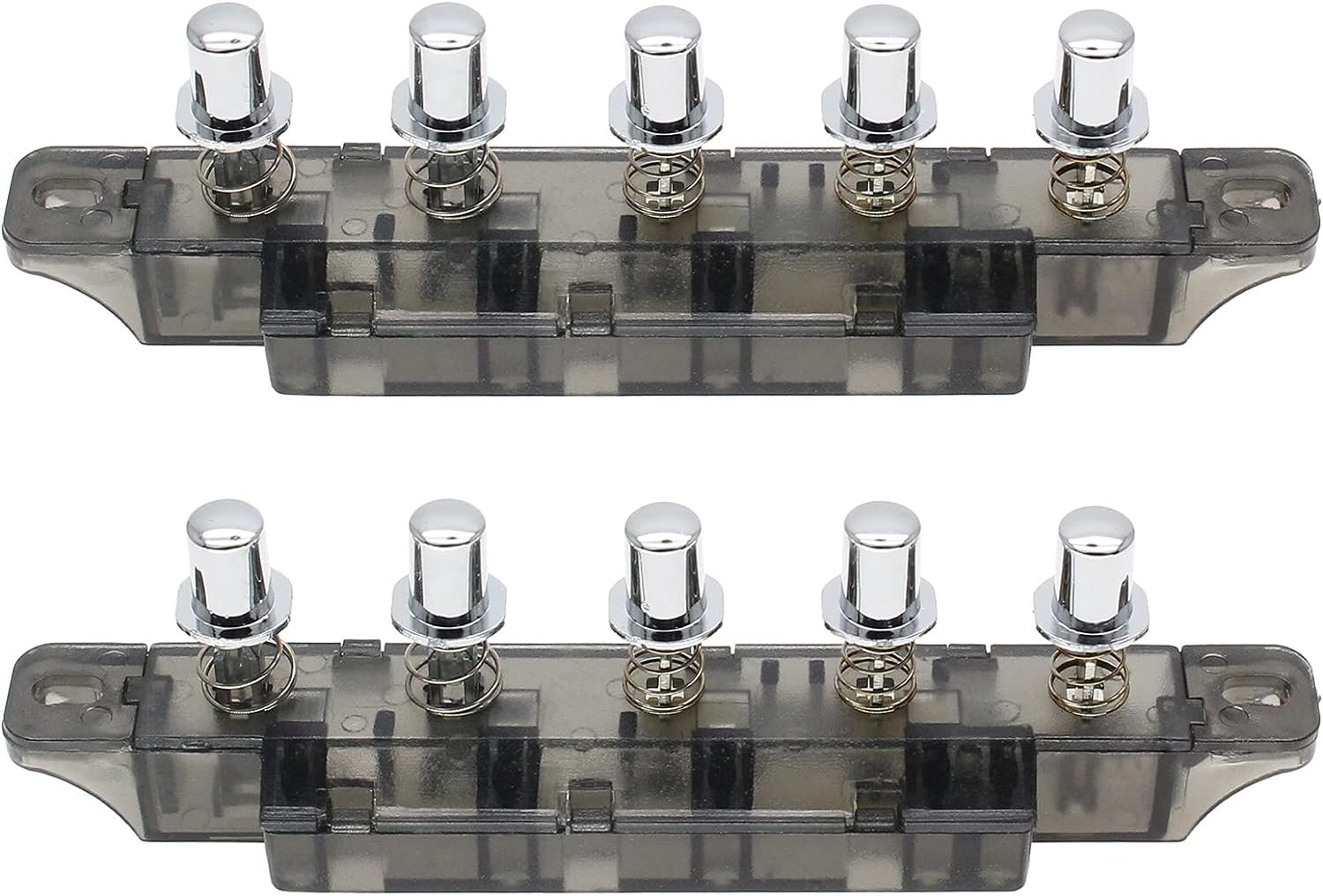 2 Pcs Range Hood Keyboard Switch MQ22-5B AC 250V 4A 5 Pushbutton Piano Type Key Board Switch for Range Hood
