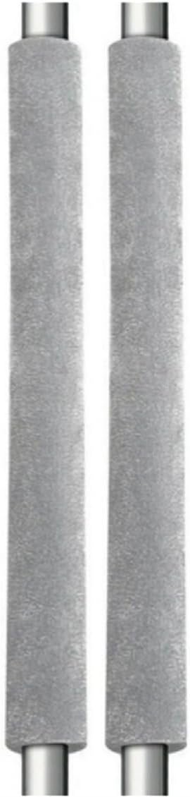 2 PCS Refrigerator Door Handle Covers Kitchen Appliance Decor Handles Anti-Skid Anti-Static Protector Fridge, Dishwasher Oven Keep Off Fingerprints,Food Stains （Black）