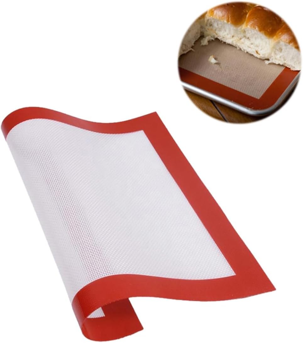 2 Pcs Silicone Baking Mat Baking Tray Pad Cooking Mat Kitchen Baking Mat Silicone Pastry Mat Liner Thicken 2 Pcs Silicone Baking Mat Baking Tray Pad Cooking Mat Kitchen Baking Mat Silicone Pastry Mat Liner Thicken