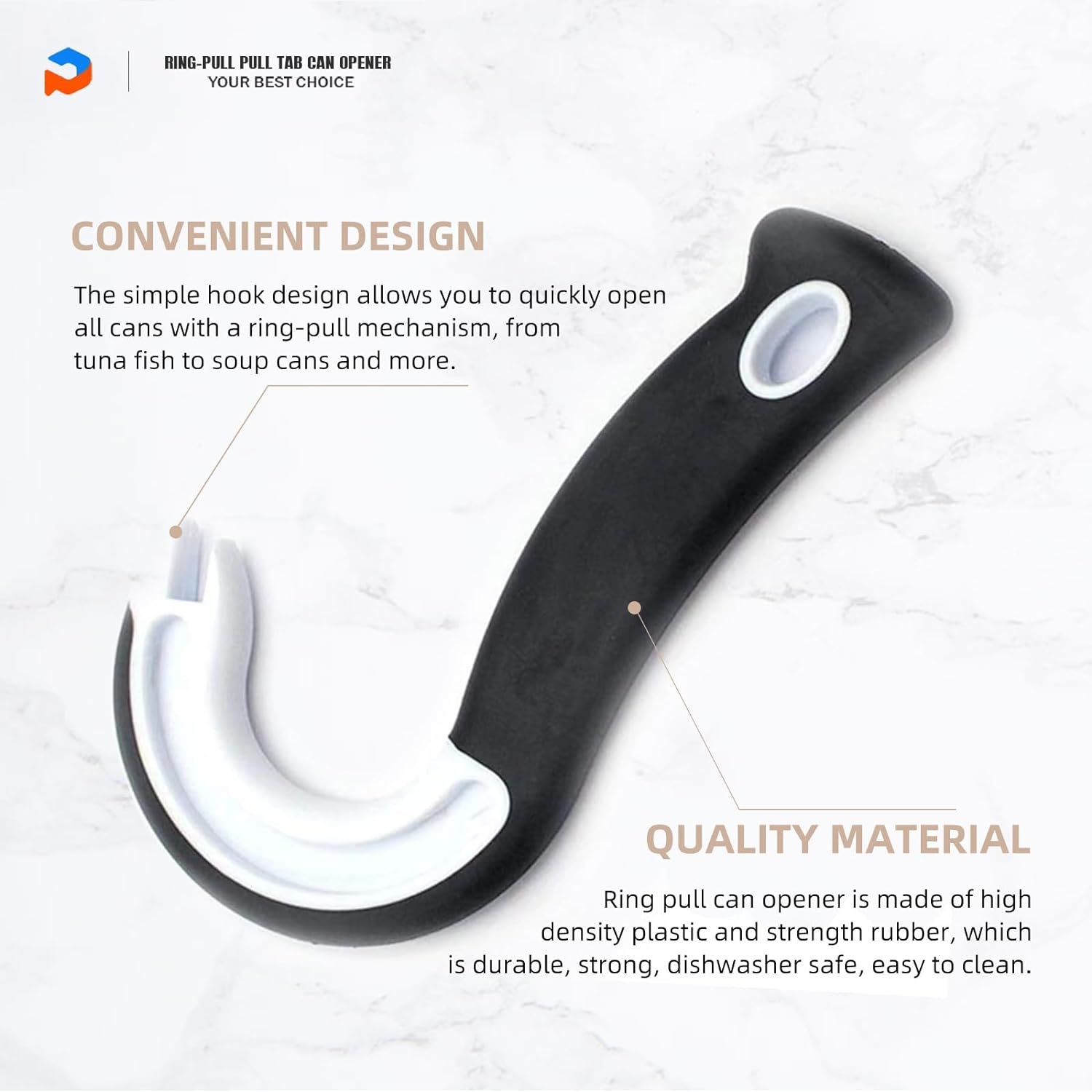 2 Pieces Easy Open Ring Pull Can Opener Easy Grip Opener Ring-Pull Helper for Ring Pull Tab Cans Tins Bottles 2 Pieces Easy Open Ring Pull Can Opener Easy Grip Opener Ring-Pull Helper for Ring Pull Tab Cans Tins Bottles